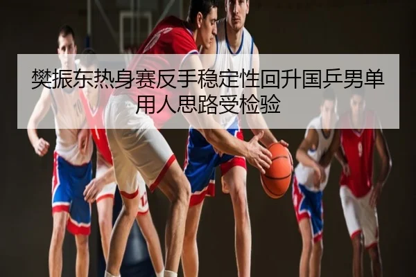 樊振东热身赛反手稳定性回升国乒男单用人思路受检验